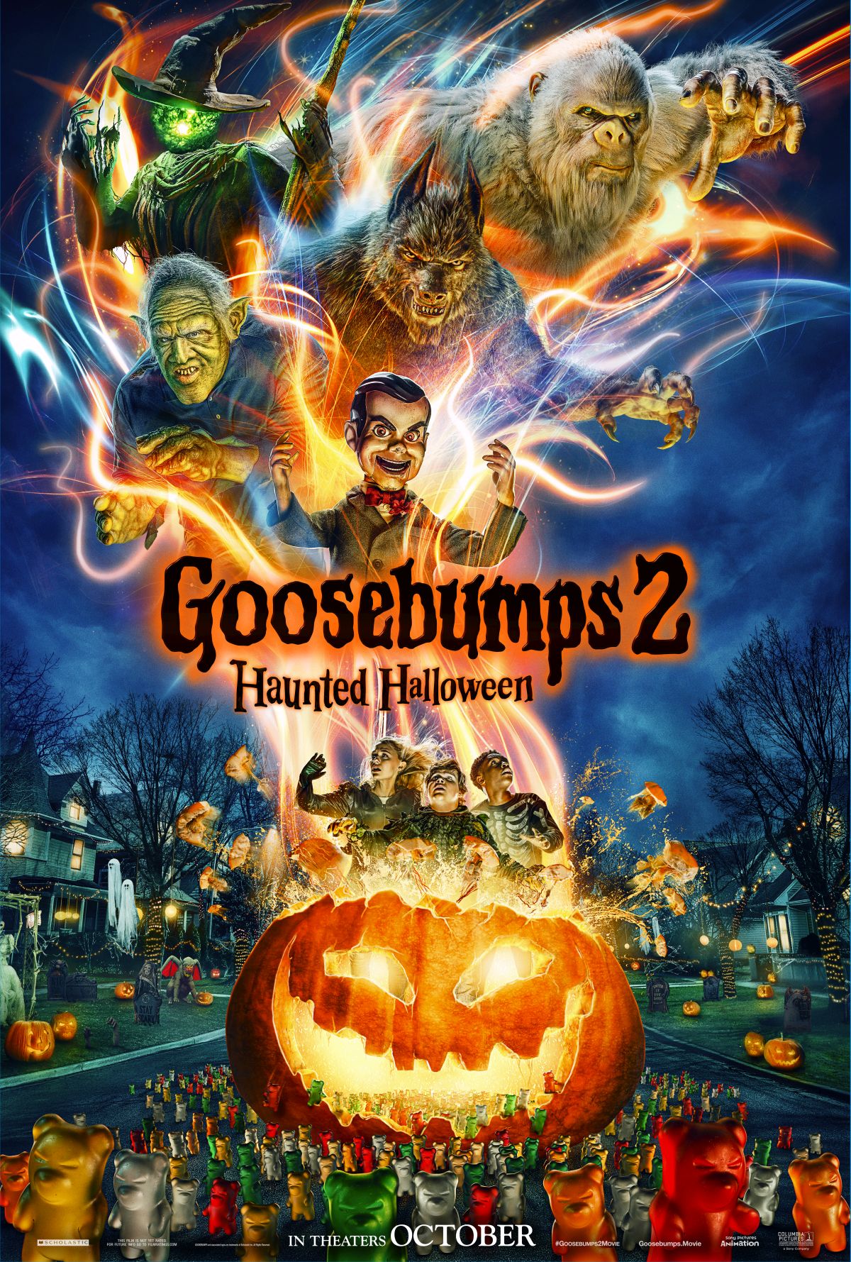 goosebumps 2 movie poster